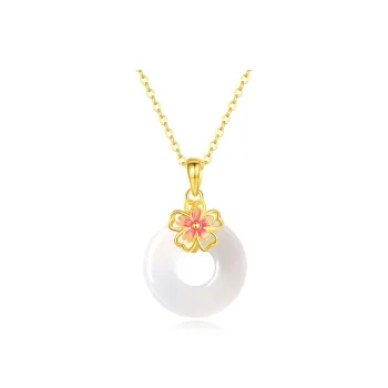 Gold Of China Chalcedony Necklaces Unisex