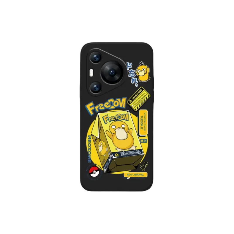 Cuttlefish Grid TPU Material Cute Cartoon Phone Case Compatibility Huawei Pura70/60/50/40/30/Pro-19