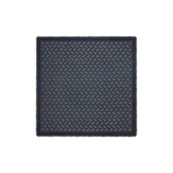 GUCCI Horsebit-Print Fringed Scarf