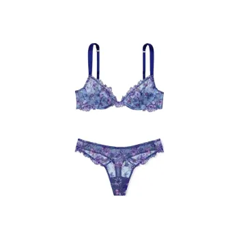 Victoria's Secret Underwear Set Women's Blue Purple