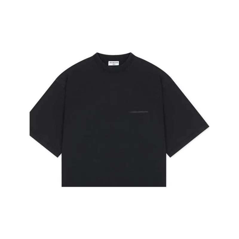 Balenciaga Strike T Shirt Regular Fit Women's Black-4
