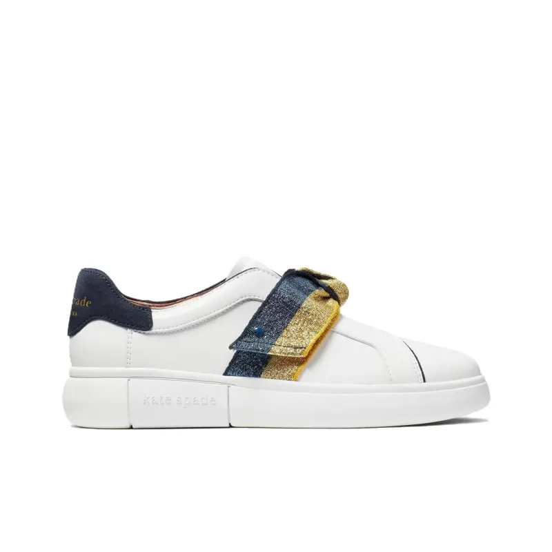 Kate Spade Low-Top Skateboard Shoes Women's White-1