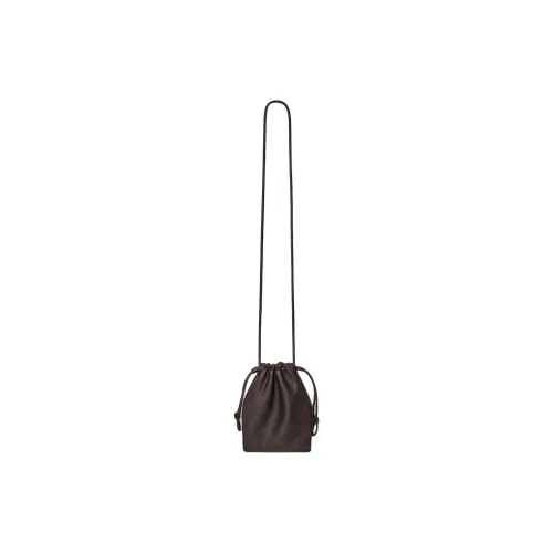 COS Leather Shoulder Bag Crossbody Bag Small Size Women's Brown