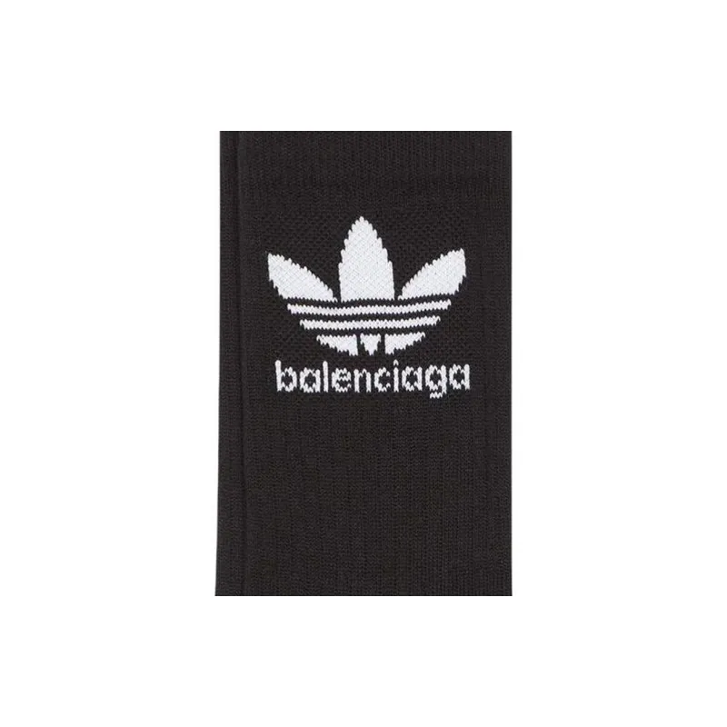 Balenciaga X Adidas Women'ss Socks Black-2