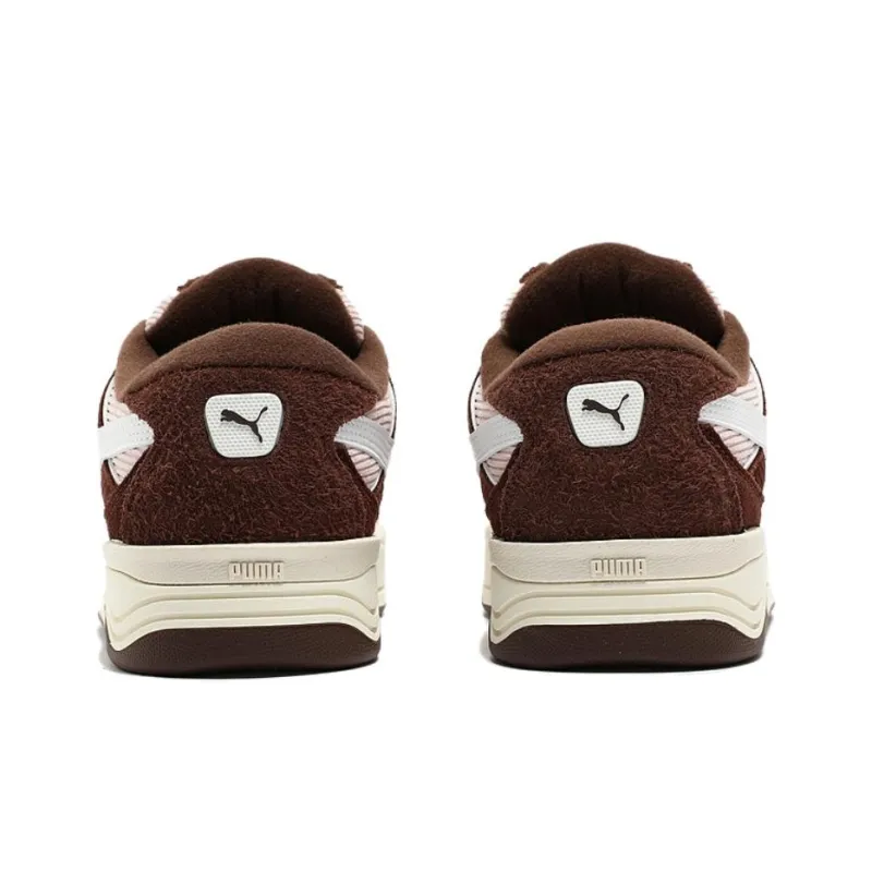 PUMA Puma-180 Slip-Resistant Water-Resistant And Wear-Resistant Low-Top Skateboard Shoes Unisex Tan-4