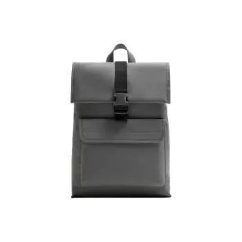 ZARA Polyurethane Backpack Regular Men's Gray