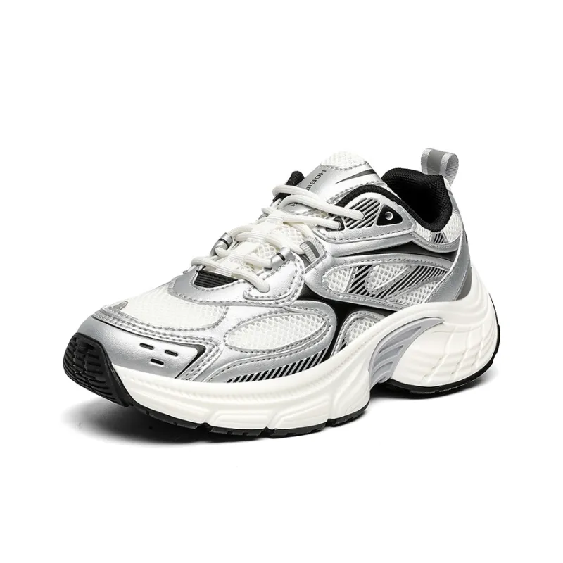 HOBIBEAR Breathable Slip-Resistant Low-Top Chunky Sneakers Unisex-23