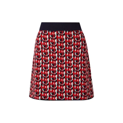 MIU MIU Casual Short Skirts Women's Red
