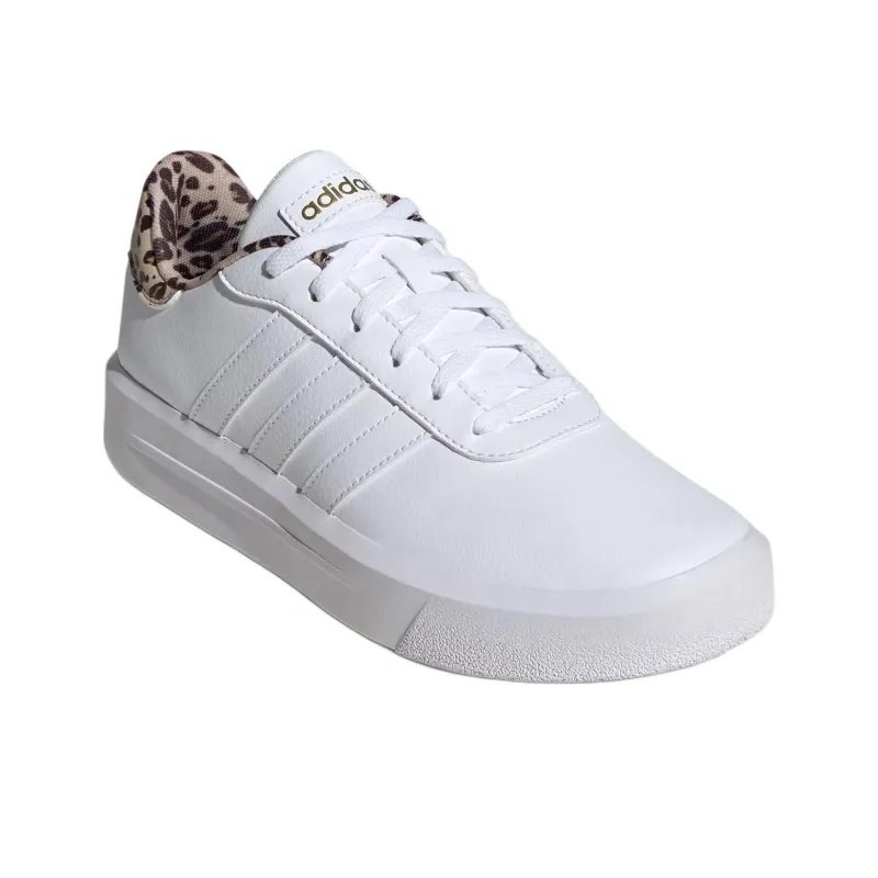 Adidas GRAND COURT PLATFORM Anti Slip Wear Resistant Low Top Skateboard Shoes Women's White-2