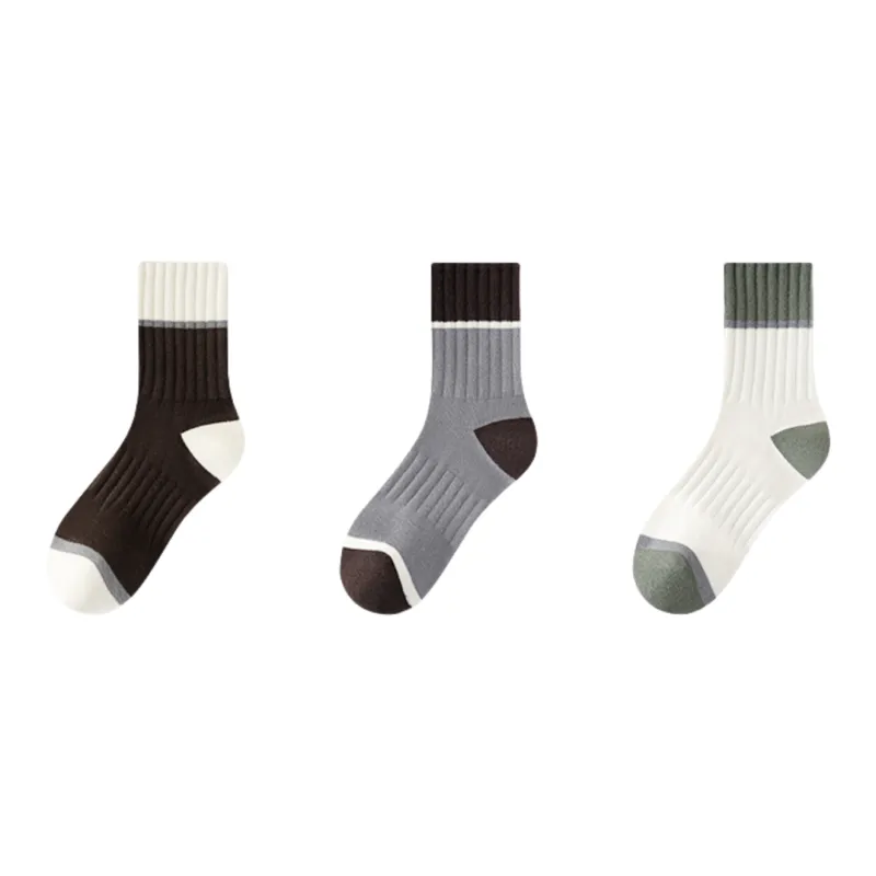 Yalu Mid Calf Socks Men's 3 Pack-1