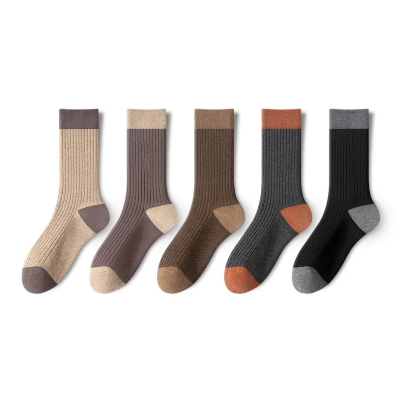 YINSHILIANGPIN Mid Calf Socks Women's 5 Pack-40