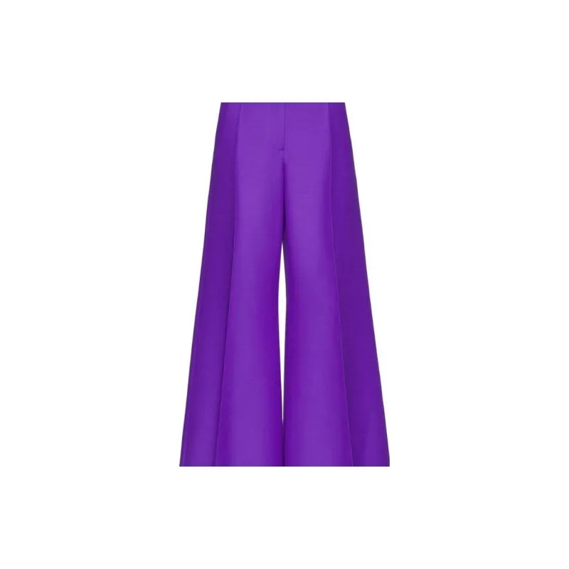 Valentino Casual Pants Women's Purple-2