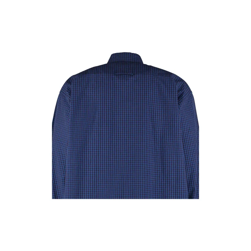Balenciaga Shirt Loose Fit Men's Blue-3