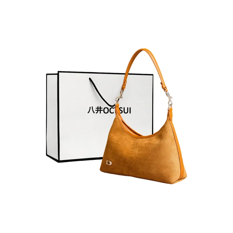 OCTSUI PVC Tote One Shoulder Crossbody Portable Shoulder Bag Regular Women's Coffee/Camel/Black-9