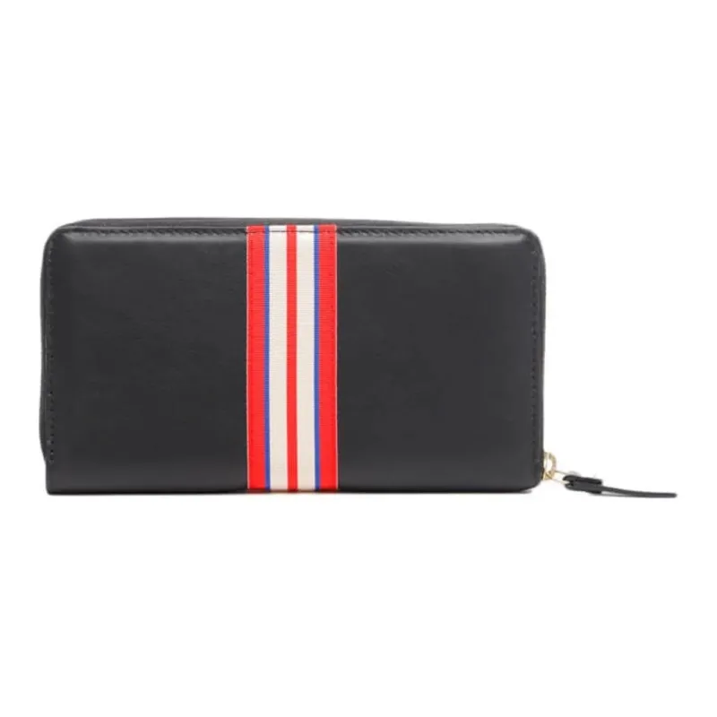 INES DE LA FRESSANGE Calfskin Wallet Men's Black-1