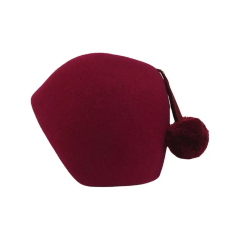 GUCCI Felt Beanies Kids' Burgundy-1