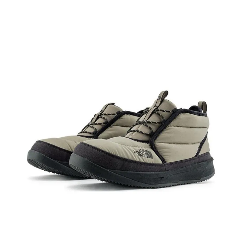 THE NORTH FACE Nuptse Wear Resistant Short Snow Boots Men's Gray-2