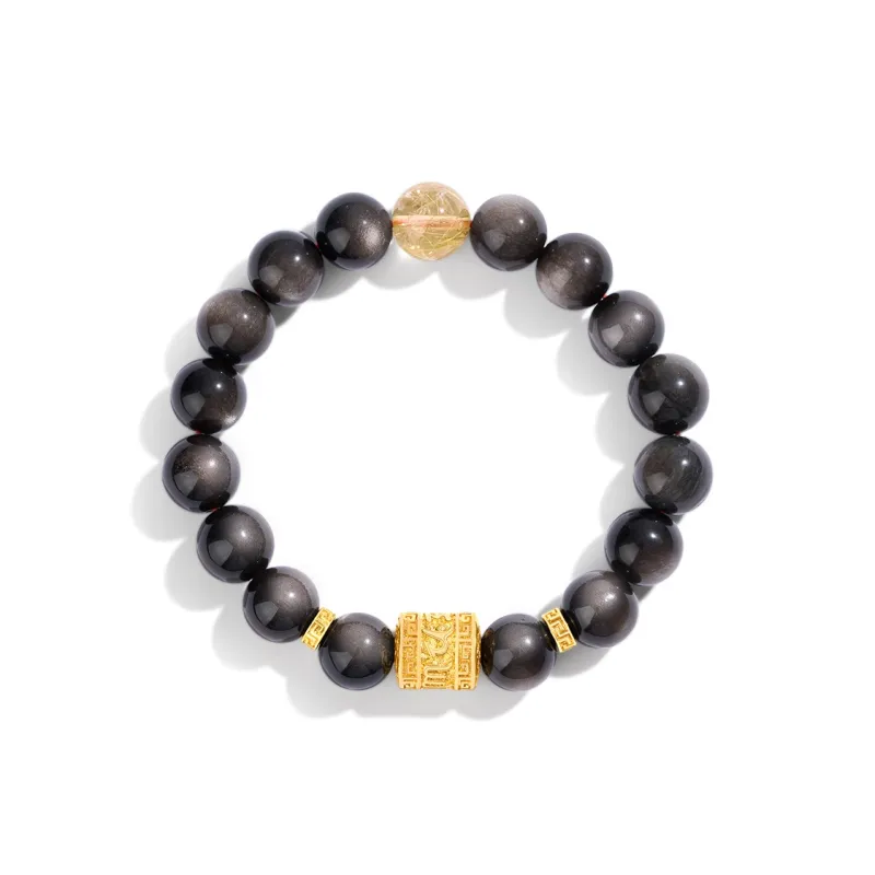 YINCHIE Obsidian Bracelets Men's-0