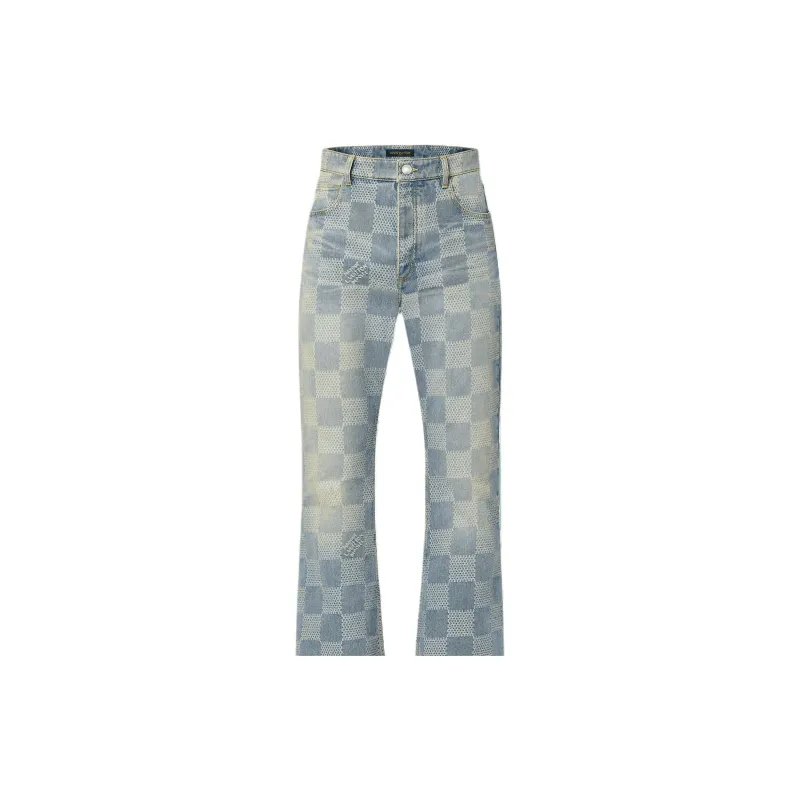 LOUIS VUITTON Damier Denim 3D Bootcut-1