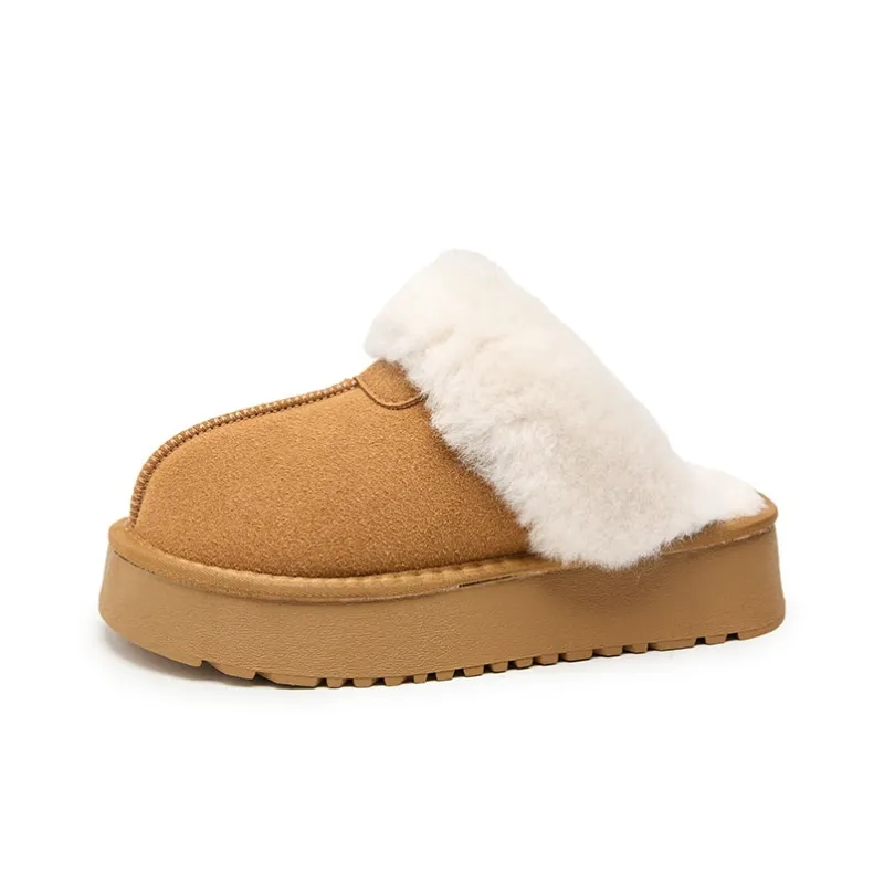 WESTLINK TPR Sole Fuzzy Slip Resistant Wrap toe Slippers Women's-8