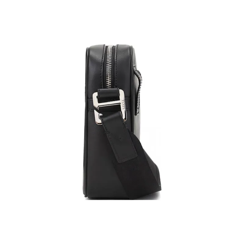 BALLY CADRAN Leather Crossbody Bag, Shoulder Bag Men's Black-2