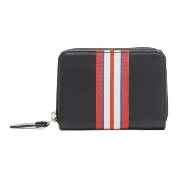 INES DE LA FRESSANGE Calfskin Wallet Women's Black