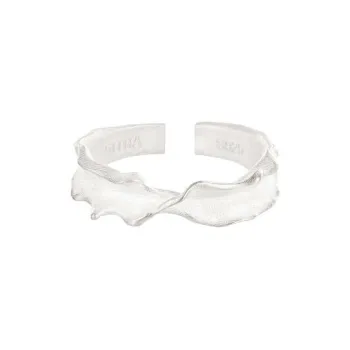 GITHA 925 Sterling Silver Burnished White Rings Unisex
