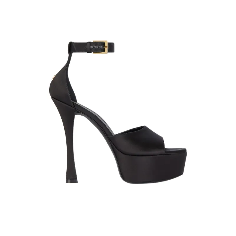 Givenchy 4G Liquid One Strap Sandals 13cm Women's Black-1