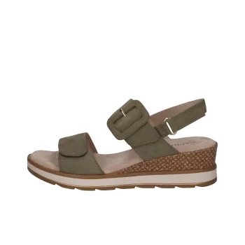 CAPRICE Bernadette Strap Sandals 5.5cm Women's Green