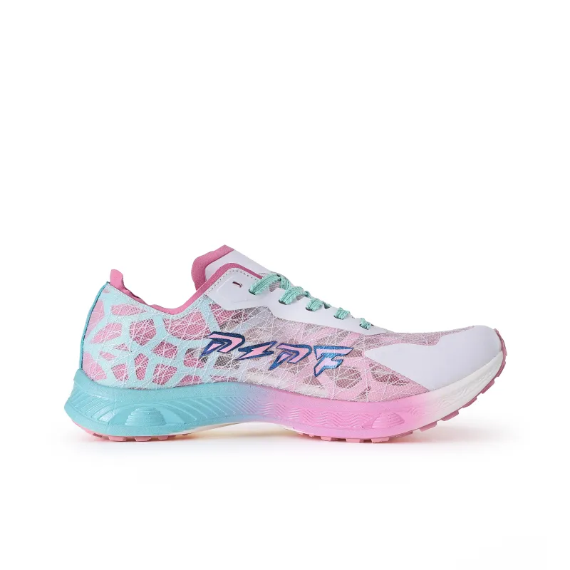 PZPF Cushioning Abrasion Resistant Support Low Top Full Length Genuine Carbon Plate Running Shoes Unisex Pink Cyan-2