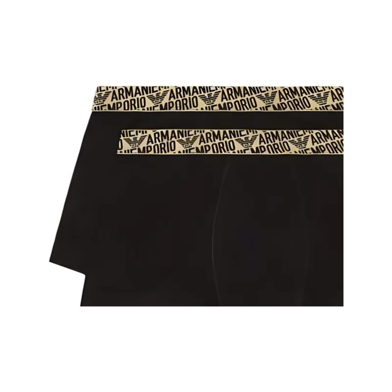 EMPORIO ARMANI Two pack Of Asv All over Shiny Logoband Boxer Briefs-3