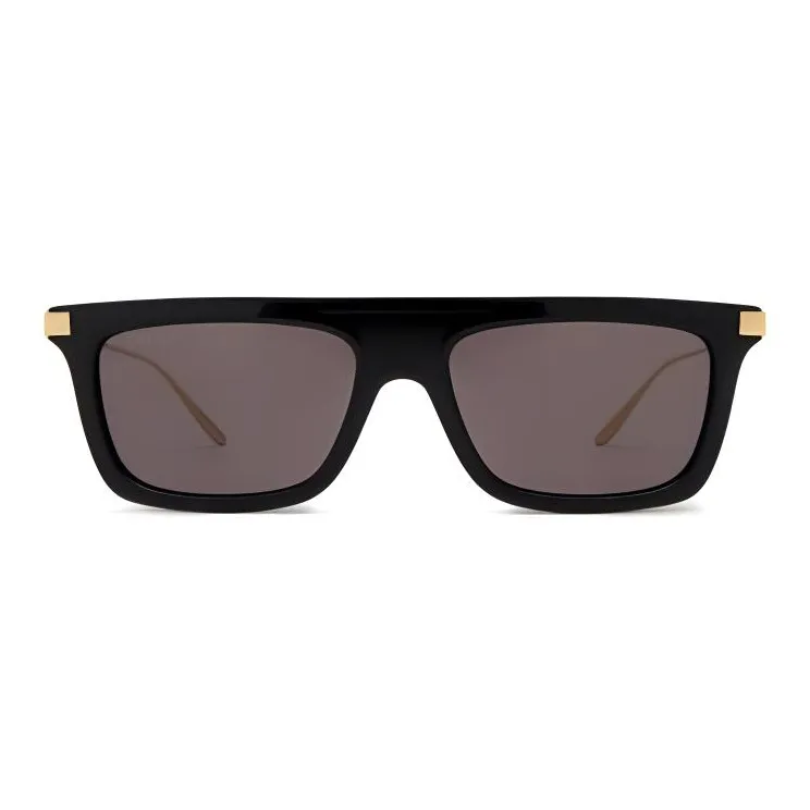 GUCCI Eyewear Interlocking G Logo engraved Rectangle frame Sunglasses-1