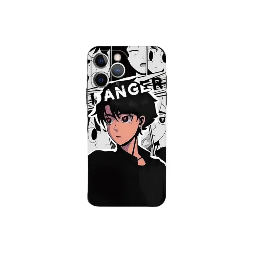 Cuttlefish Grid TPU Material Cool Guys Gods And Boyfriends Cartoon Phone Case Available For Apple 15/14/13/12/11