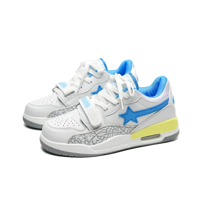 Anime Story Slip Resistant, Abrasion Resistant, Lightweight, Breathable Low Top Skateboard Shoes Unisex Milk White-49