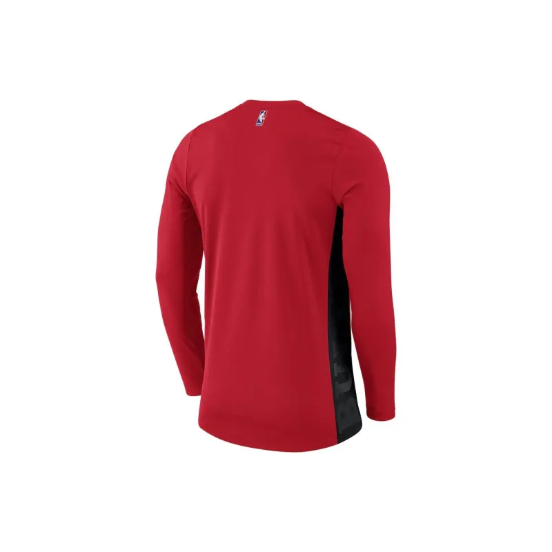 Nike x NBA Chicago Bulls T Shirt Men's Red-1