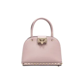 Valentino ROCKSTUD Leather Shoulder Bag Crossbody Bag Handbag Women's Pink