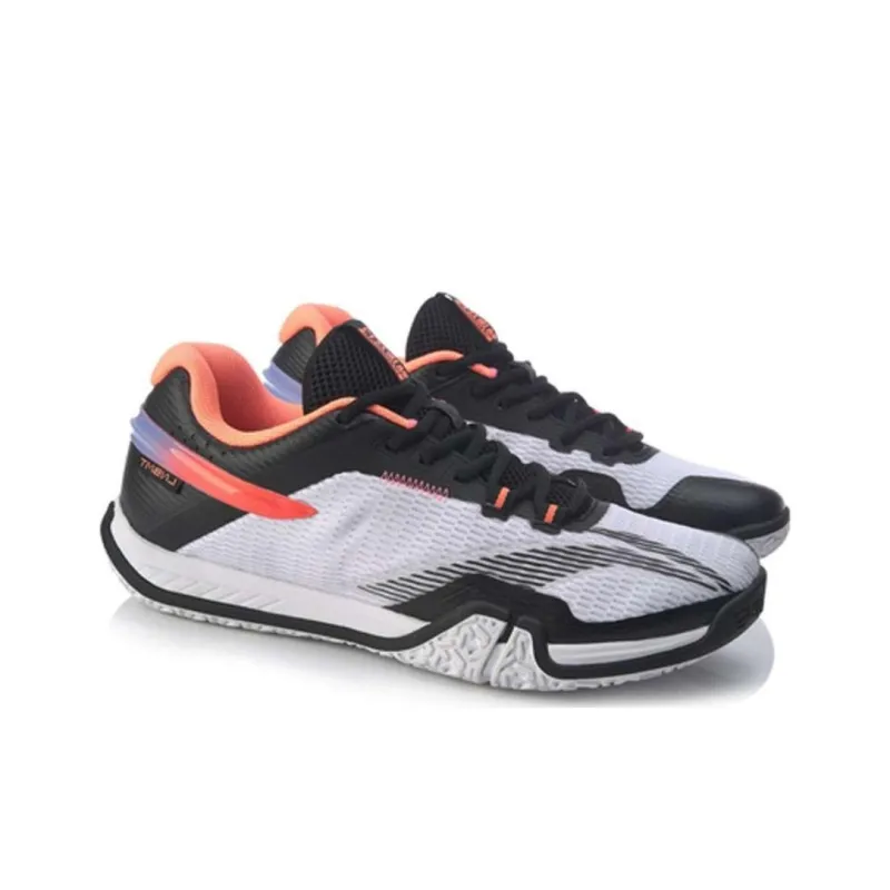 LiNing Stick to the Ground Flight LITE Slip Resistant Low Top Badminton Shoes Unisex Black-3