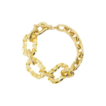 Paco Rabanne Oversized Xl Link Twist Necklace