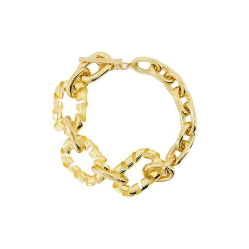 Paco Rabanne Oversized Xl Link Twist Necklace