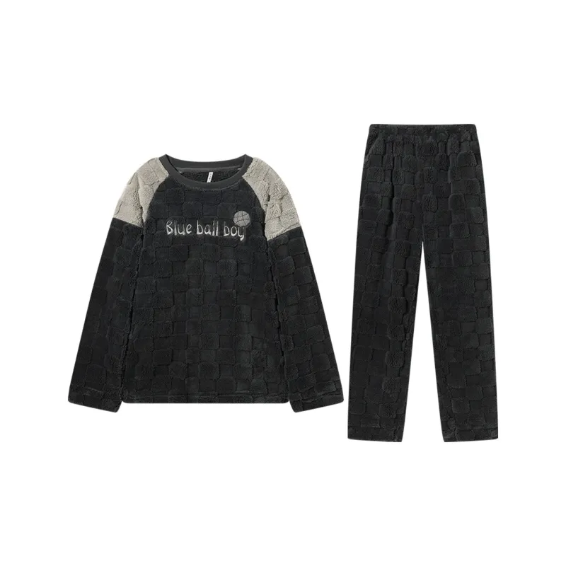 DAERLI Pajama Set Men's Dark Gray-0