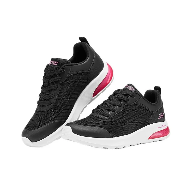 Skechers BOBS Sport Anti Slip Wear Resistant Low Top Casual Shoes Women's Black-3