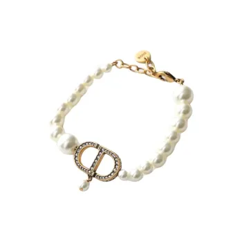 DIOR Crystal Bracelets Women's Gold