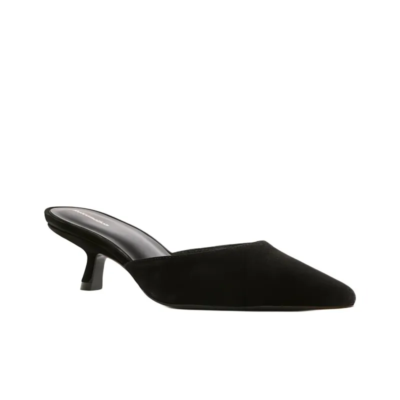 REFORMATION Wrap-toe Slippers Women's Black-2