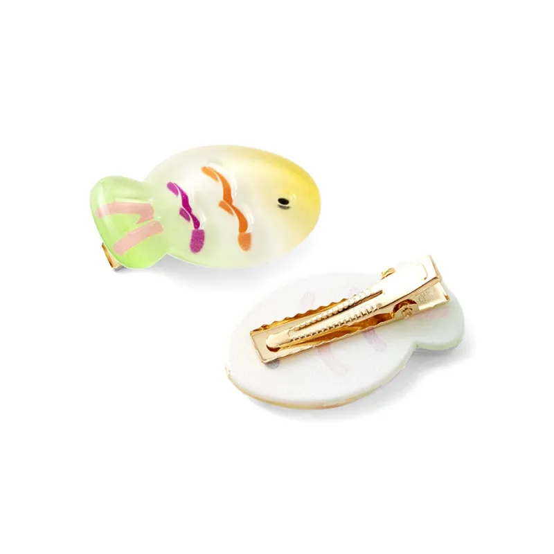ZANC Acrylic Hair Clips Women's Multiple Colors-22