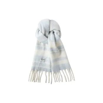 PEAK Snow Faux Cashmere Knit Scarves Unisex