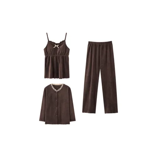 MADALLO Pajama Set Women's Coffee