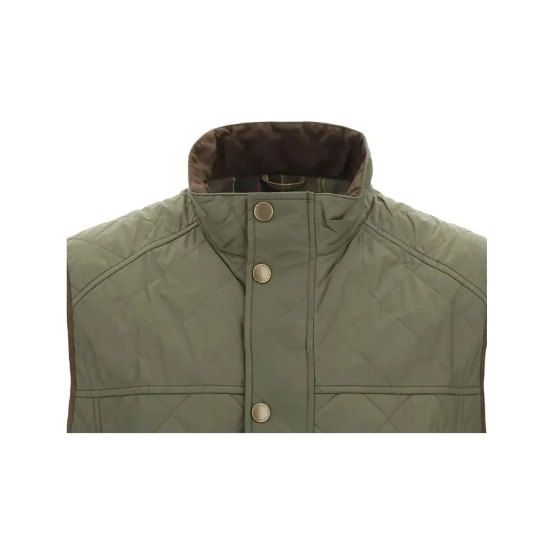 BARBOUR Vests Men Army Green-4