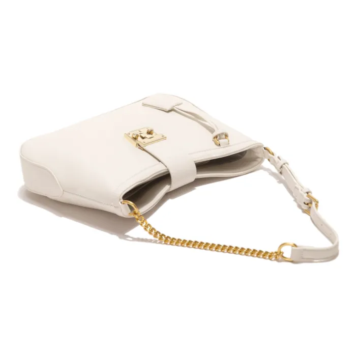 OCTSUI PVC Shoulder Bag Shoulder Bag Women's Ecru/Milk Tea Beige/Black/Denim/Brown White-2