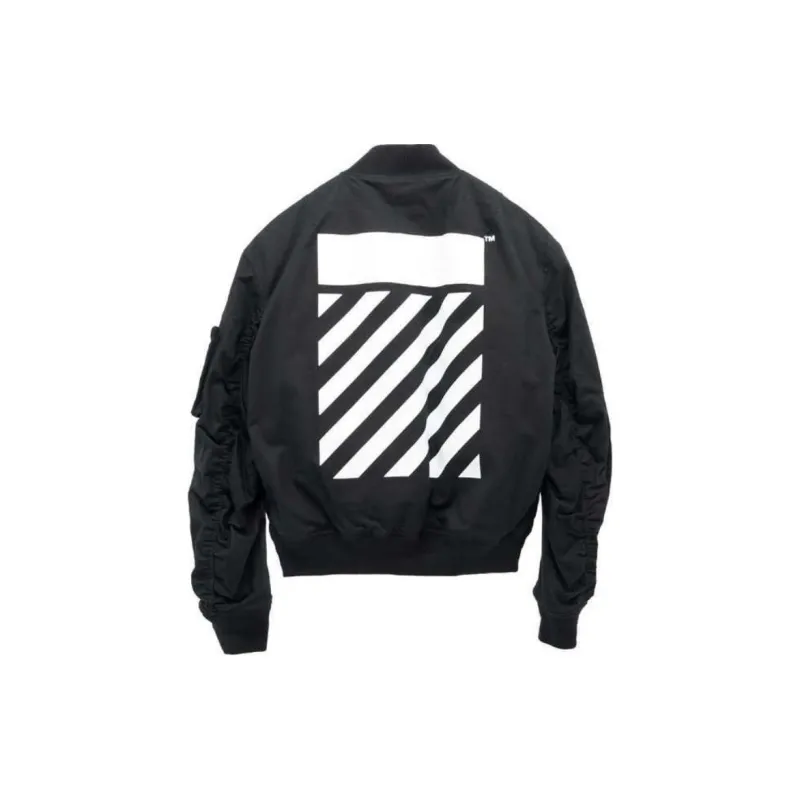 OFF WHITE Diag Stripe Bomber Jacket-1