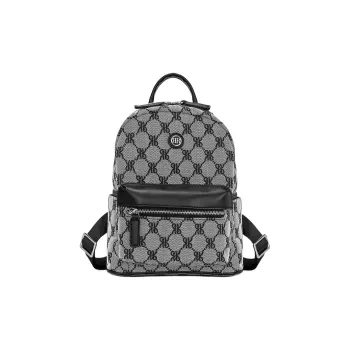 ROBERTA DI CAMERINO Fabric Backpack Regular Unisex Black/Brown